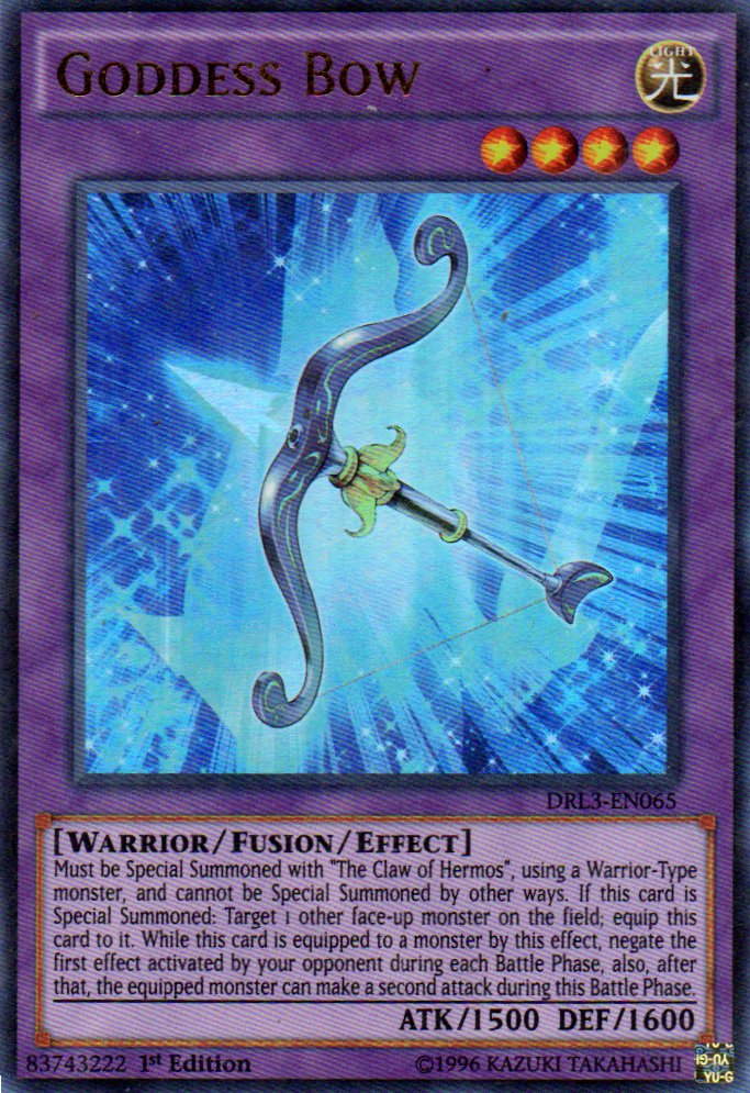 Goddess Bow DRL3-EN065 Ultra rare