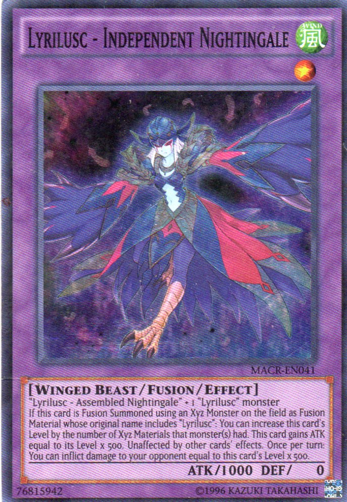 Lyrilusc - Independent Nightingale MACR-EN041 Super rare