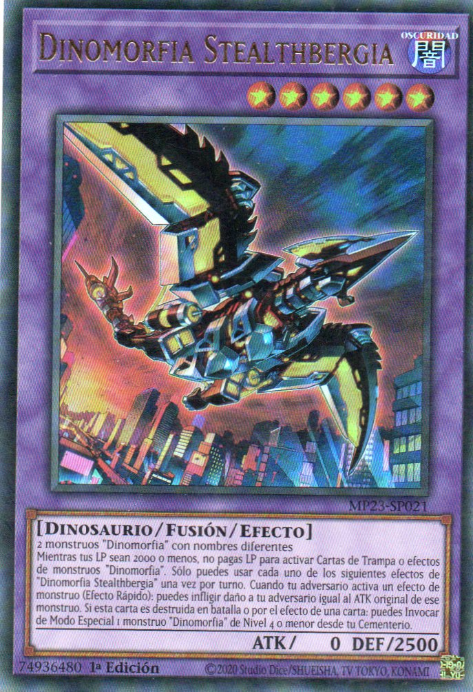 Dinomorfia Stealthbergia MP23-SP021 Ultra rare
