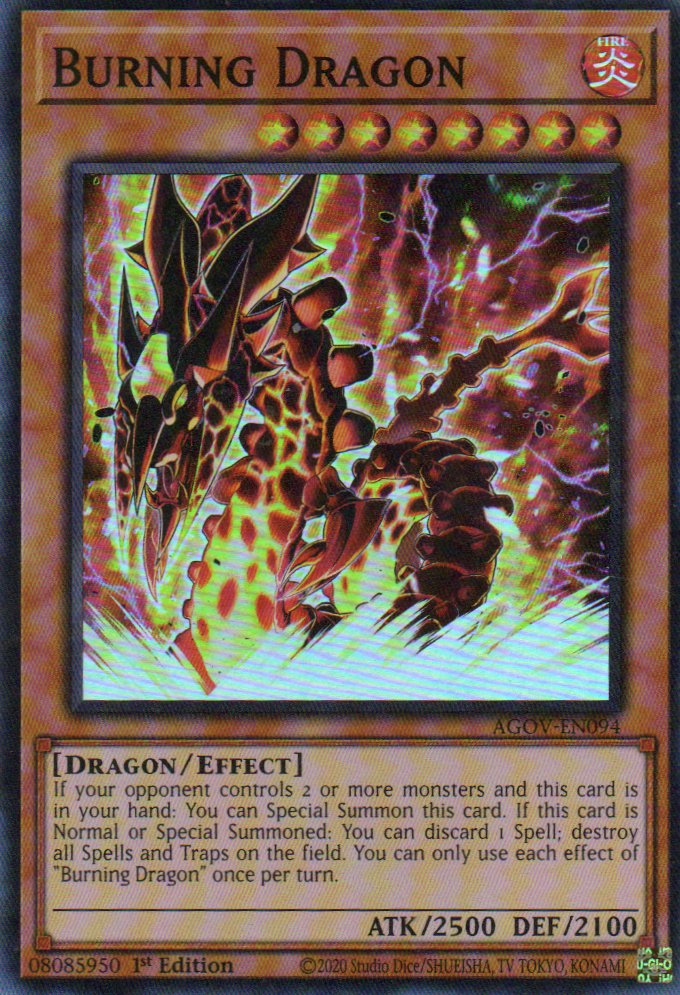 Burning Dragon AGOV-EN094 Super rare