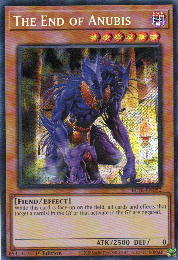 The End of Anubis BLTR-EN052 Secret rare