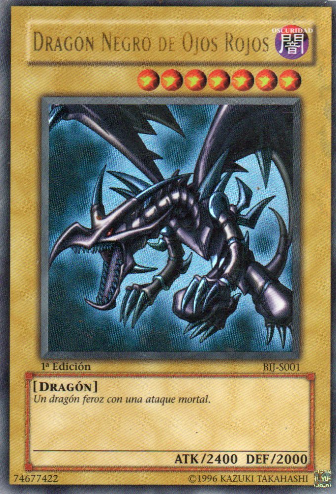 Dragon Negro de Ojos Rojos BIJ-S001 Ultra rare