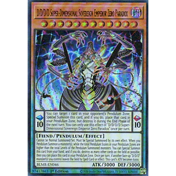 D/D/D/D Super-Dimensional Sovereign Emperor Zero Paradox BLMR-EN046 Ultra rare