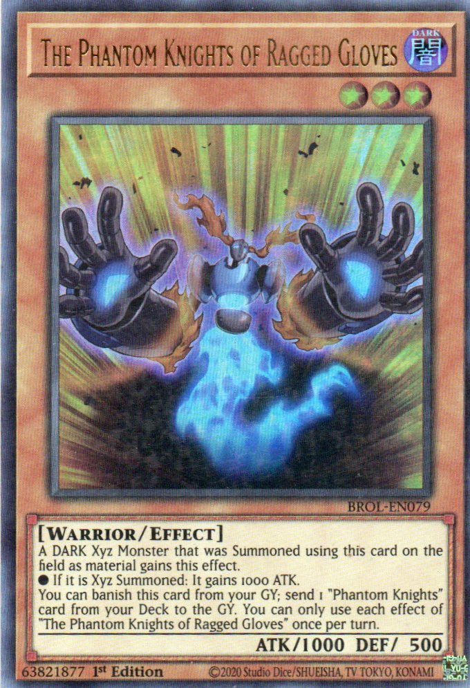 The Phantom Knights of Ragged Gloves BROL-EN079 Ultra rare