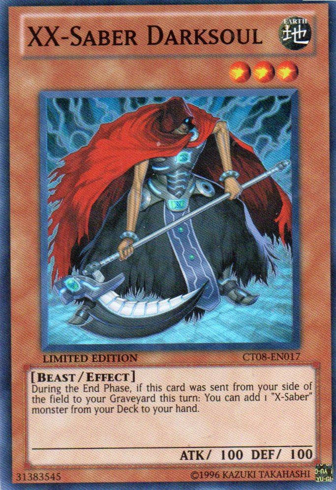 XX-Saber Darksoul CT08-EN017 Super rare