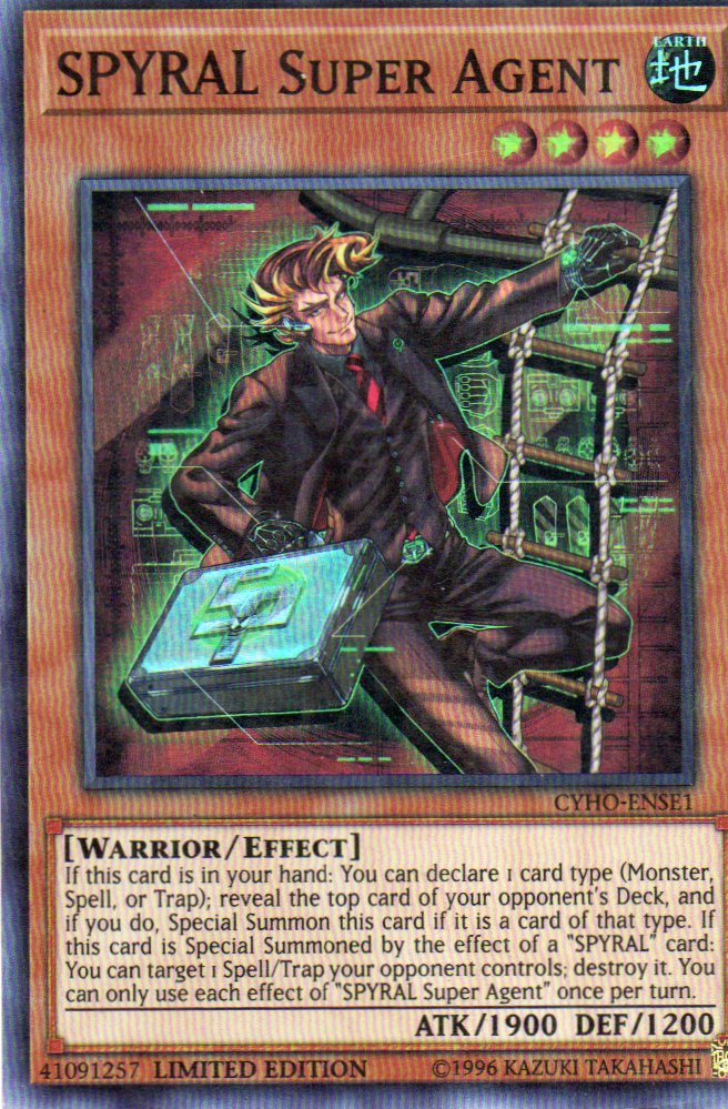 SPYRAL Super Agent CYHO-ENSE1 Super rare