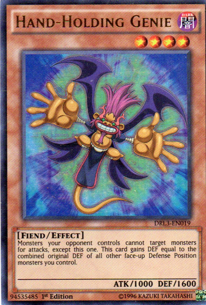 Hand-Holding Genie DRL3-EN019 Ultra rare