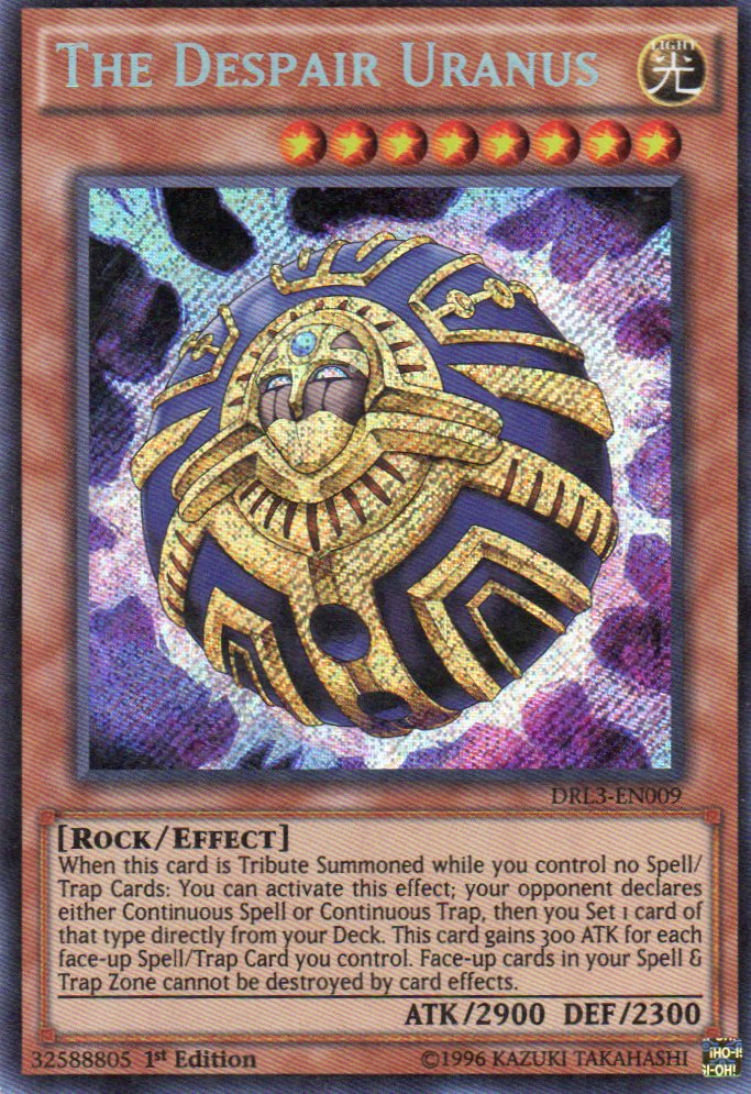 The Despair Uranus DRL3-EN009 Secret rare