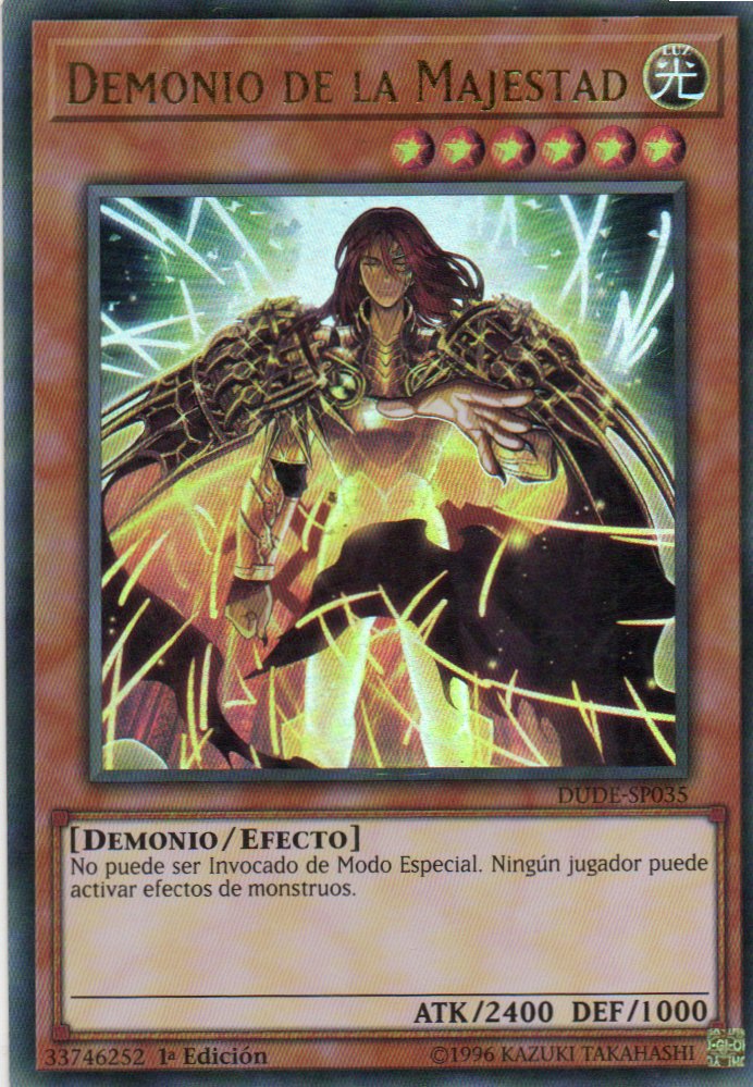 Demonio de la Majestad DUDE-SP035 Ultra rare