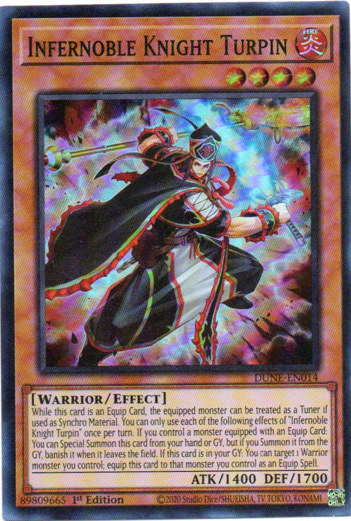 Infernoble Knight Turpin DUNE-EN014 Super rare