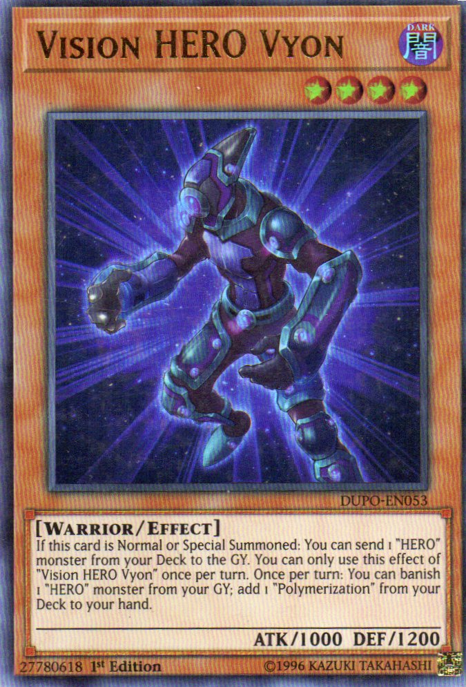 Vision HERO Vyon DUPO-EN053 Ultra rare