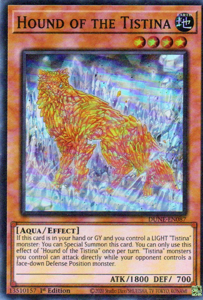 Hound of the Tistina DUNE-EN087 Super rare