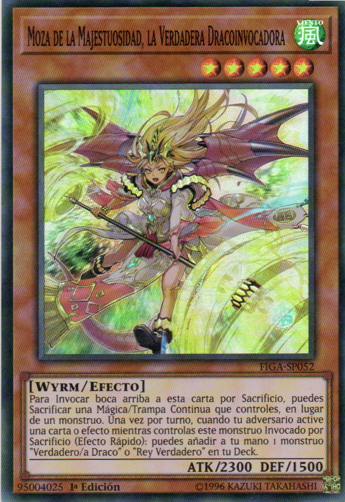 Moza de la Majestuosidad, la Verdadera Dracoinvocadora FIGA-SP052 Super rare