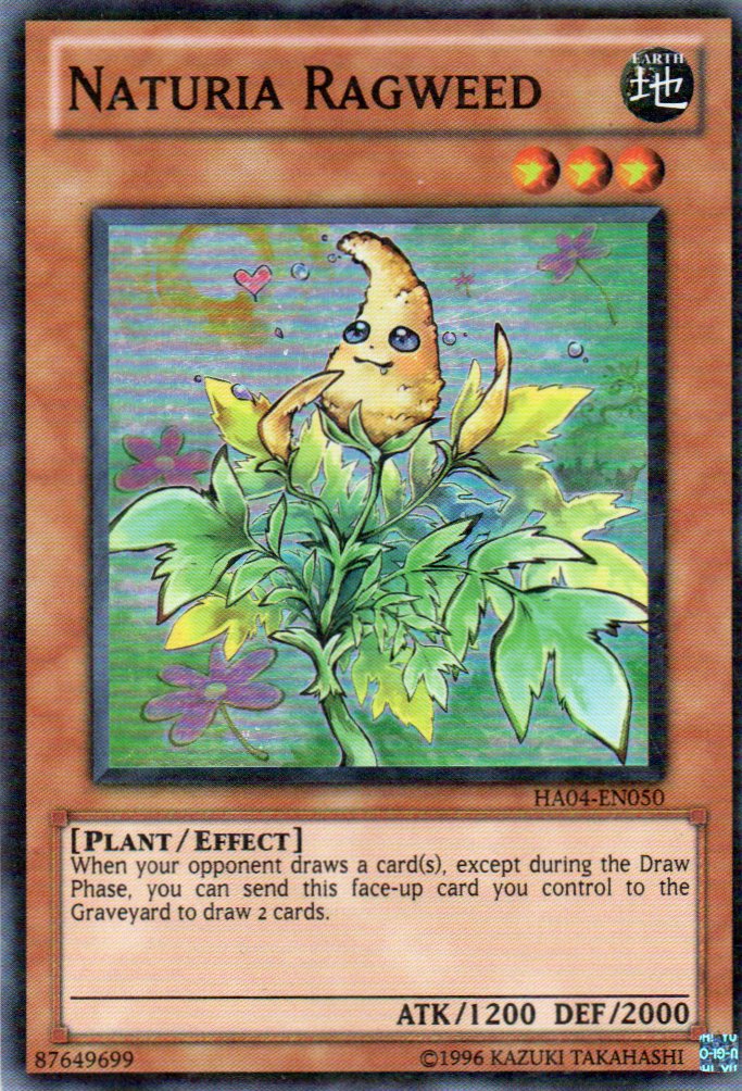 Naturia Ragweed HA04-EN050 Super rare