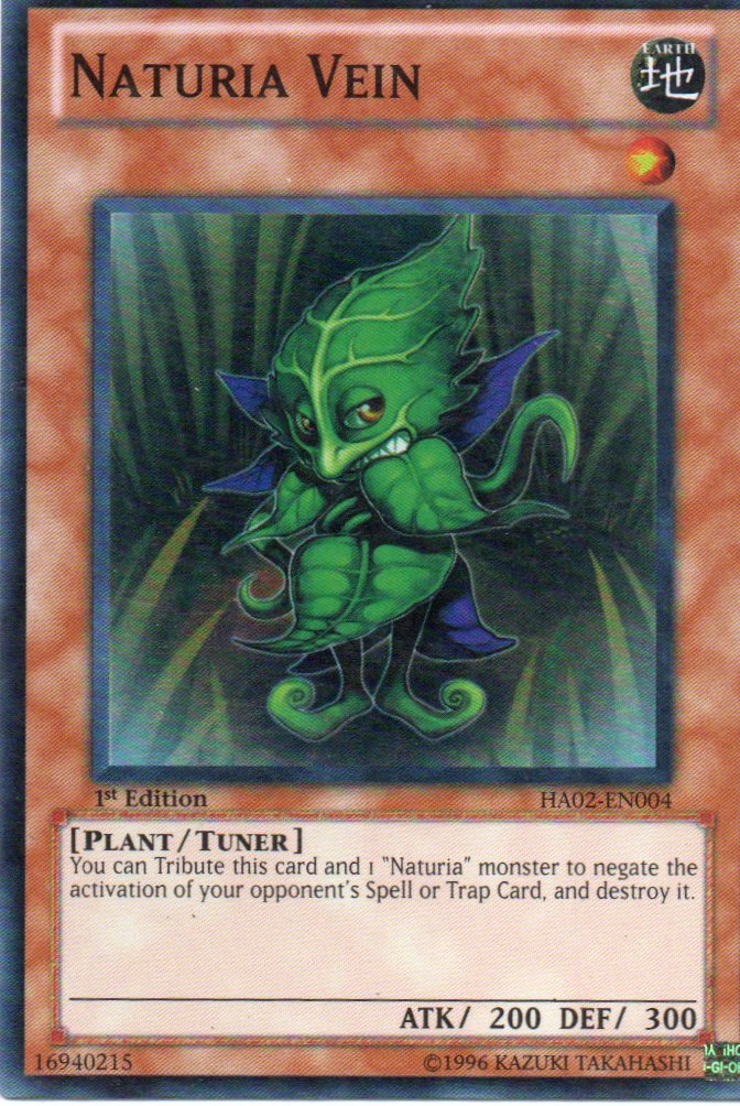 Naturia Vein HA02-EN004 Super rare