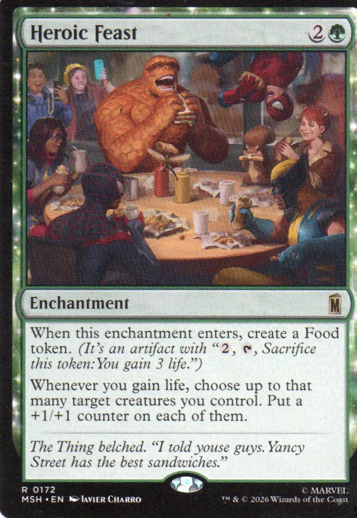 Heroic Feast MSH 172 Rare