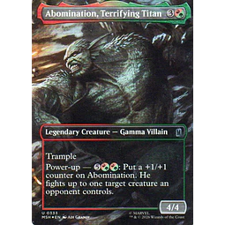 Abomination, Terrifying Titan MSH 333 Uncommon foil