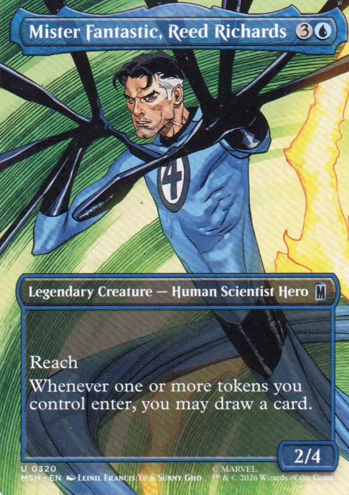 Mister Fantastic, Reed Richards MSH 320 Uncommon