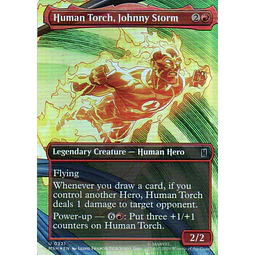 Human Torch, Johnny Storm MSH 321 Uncommon foil