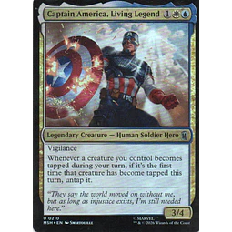 Captain America, Living Legend MSH 210 Uncommon foil