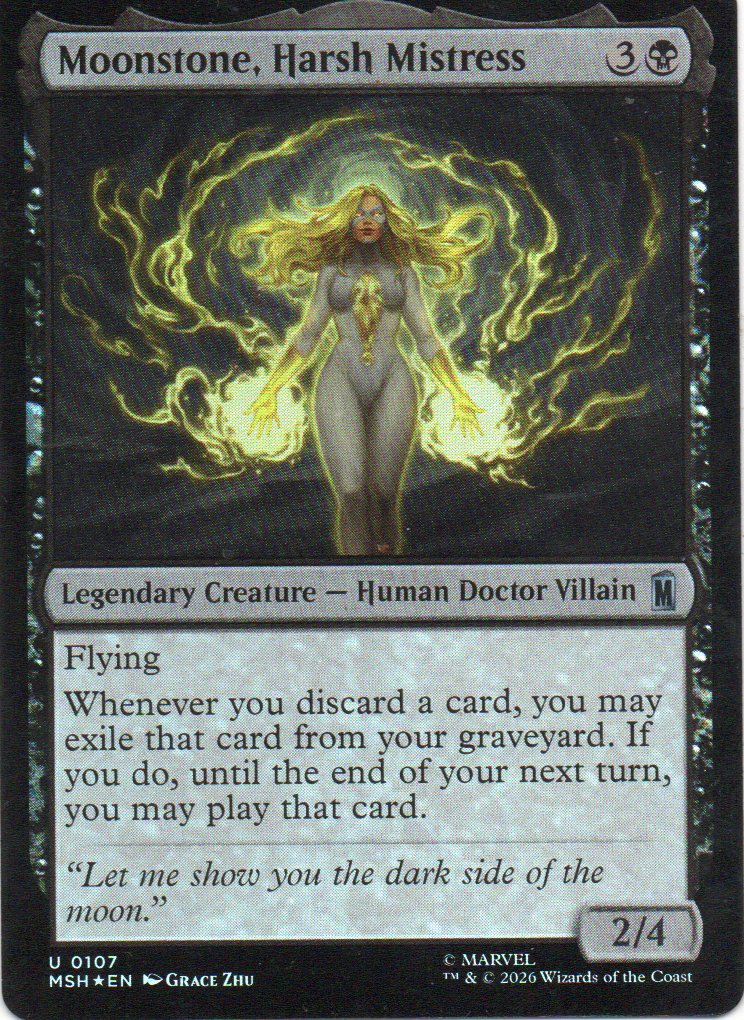 Moonstone, Harsh Mistress MSH 107 Uncommun foil