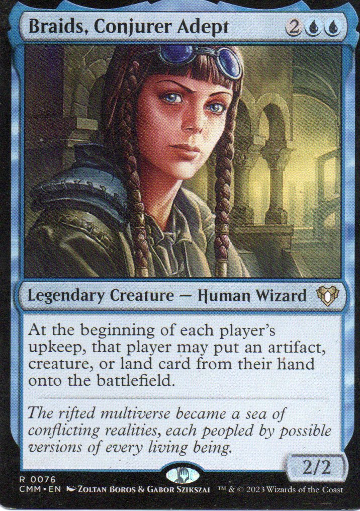 Braids, Conjurer Adept CMM 076 Rare