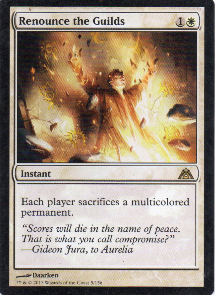 Renounce the Guilds 5 Rare