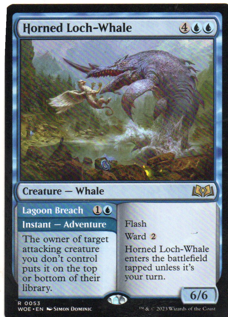 Horned Loch-Whale WOE 053 Rare