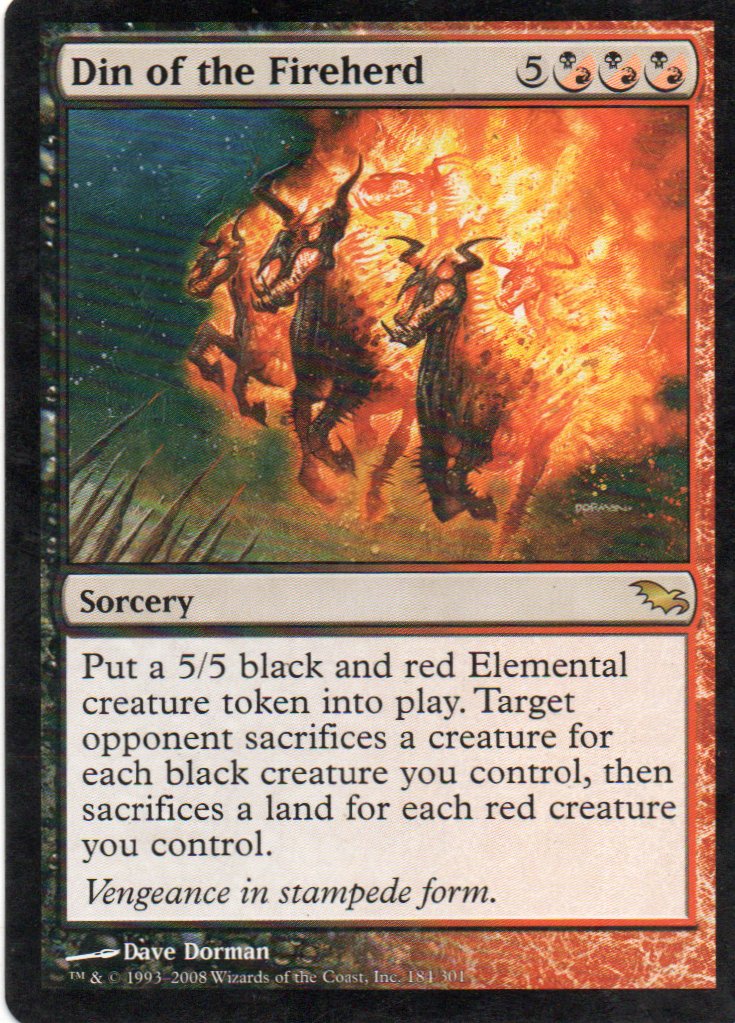 Din of the Fireherd 184 Rare