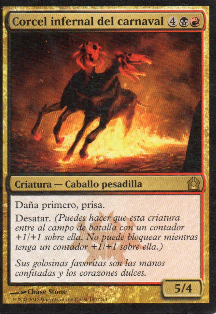 Corcel infernal del carnaval 147 Rare