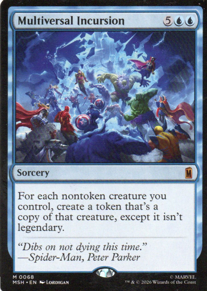 Multiversal Incursion MSH 068 Mythic rare