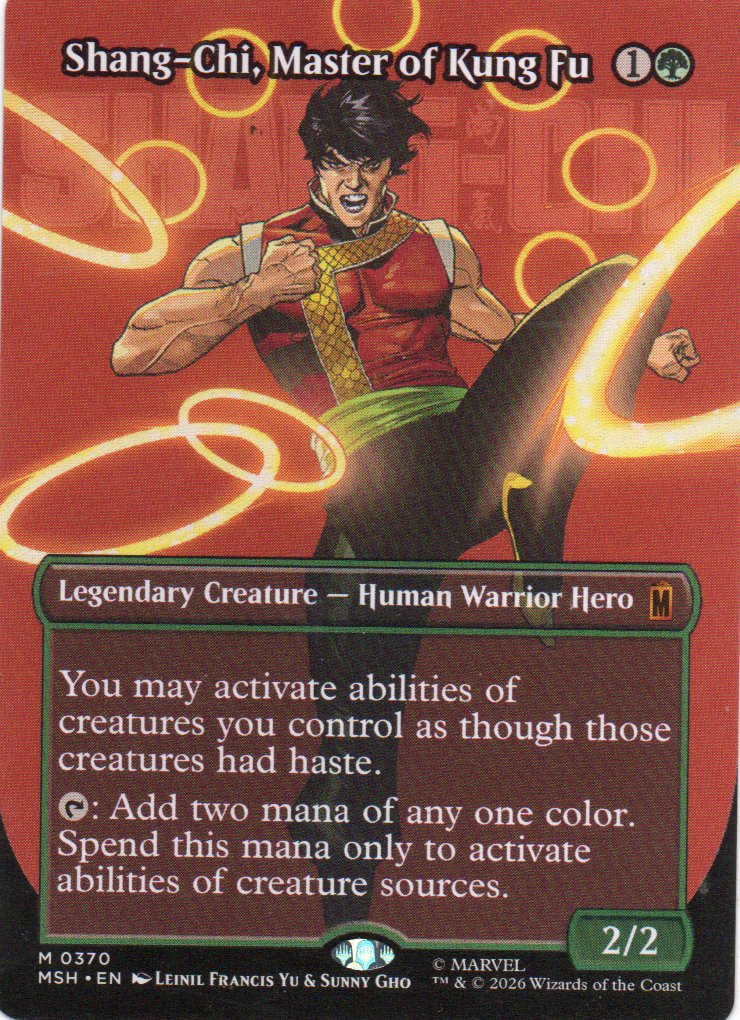 Shang-Chi, Master of Kung Fu MSH 370 Mythic rare