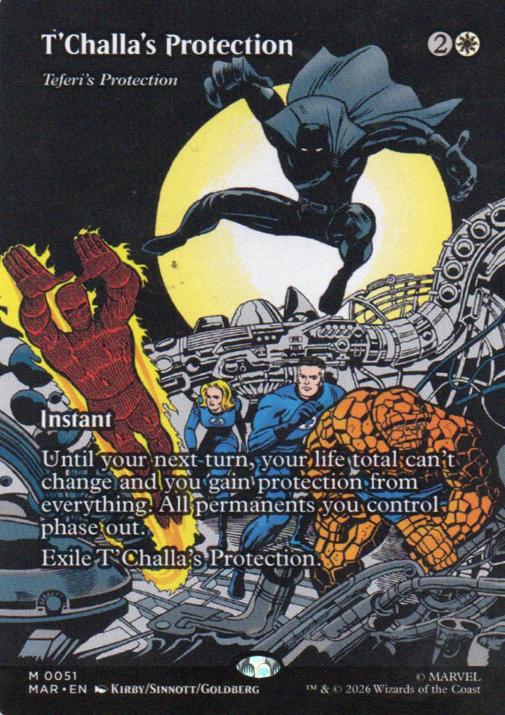 T'Challa's Protection MAR 051 Mythic rare