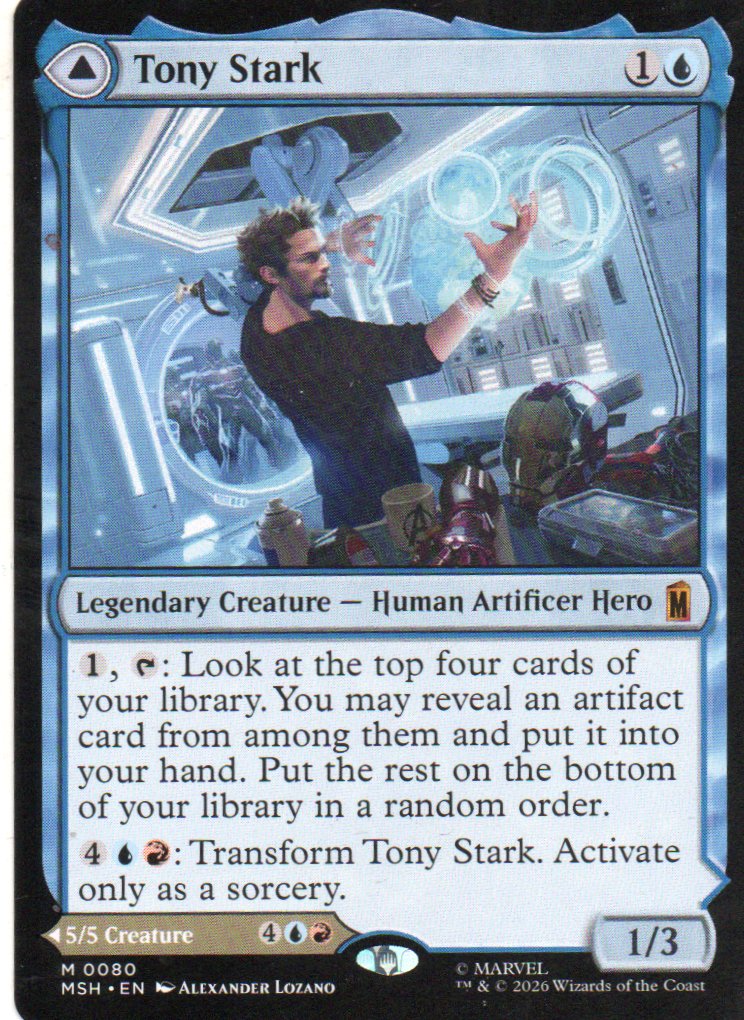 Tony Stark MSH 080 Mythic rare