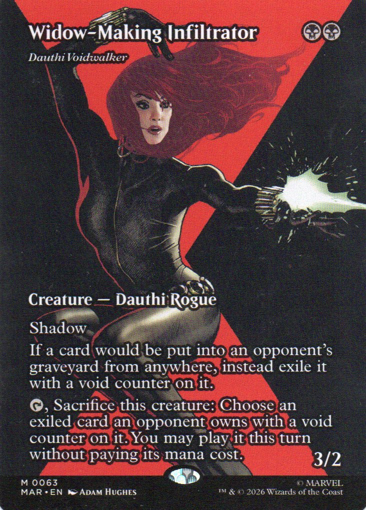 Widow-Making Infiltrator MAR 063 Mythic rare