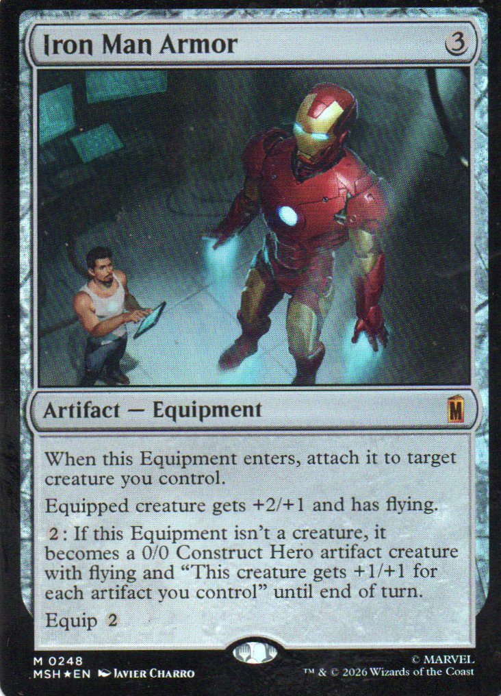 Iron Man Armor MSH 248 Mythic rare foil