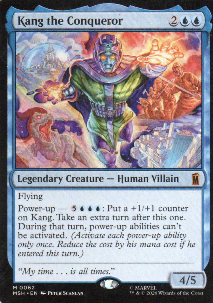 Kang the Conqueror MSH 062 Mythic rare