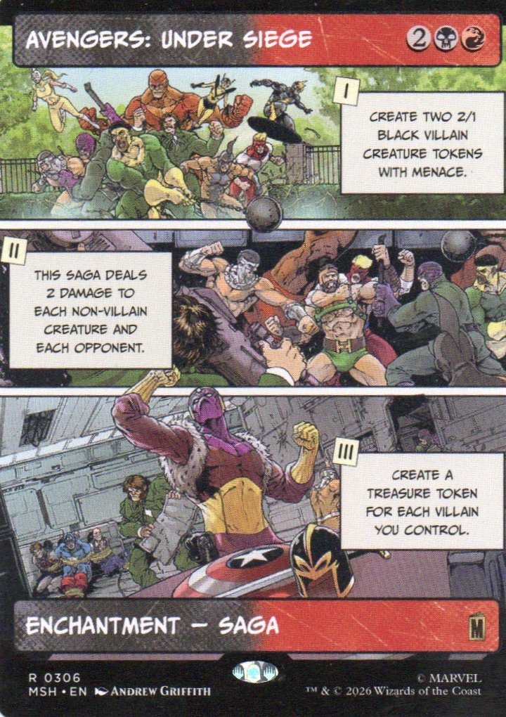 Avengers: Under Siege MSH 306 Rare