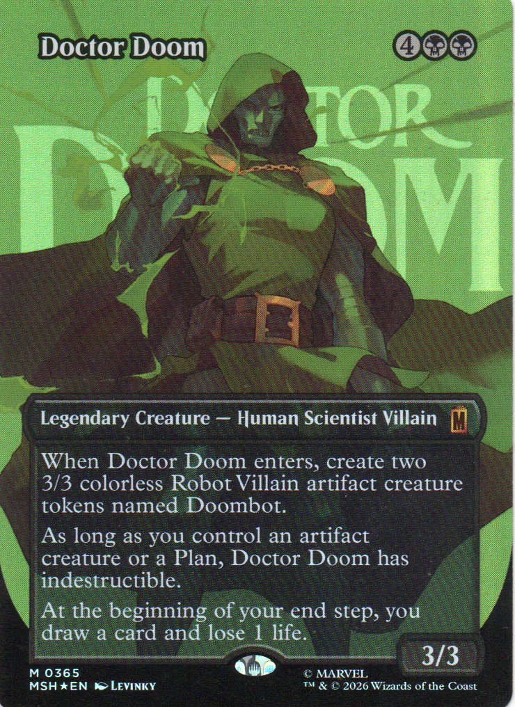 Doctor Doom MSH 365 Mythic rare foil