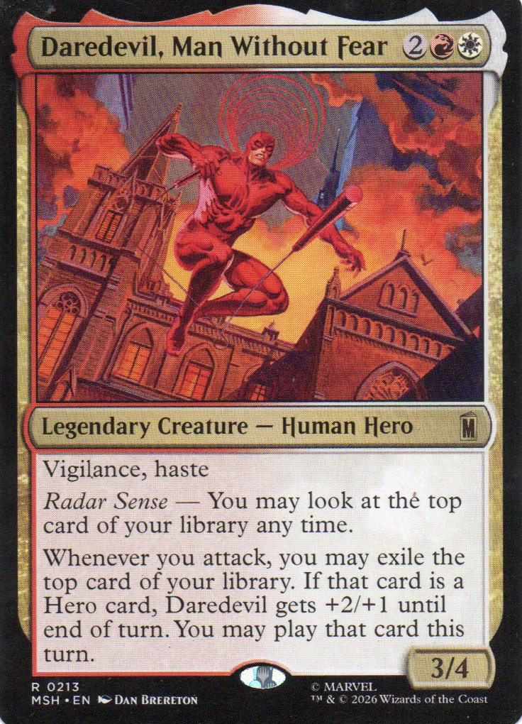 Daredevil, Man Without Fear MSH 213 Rare