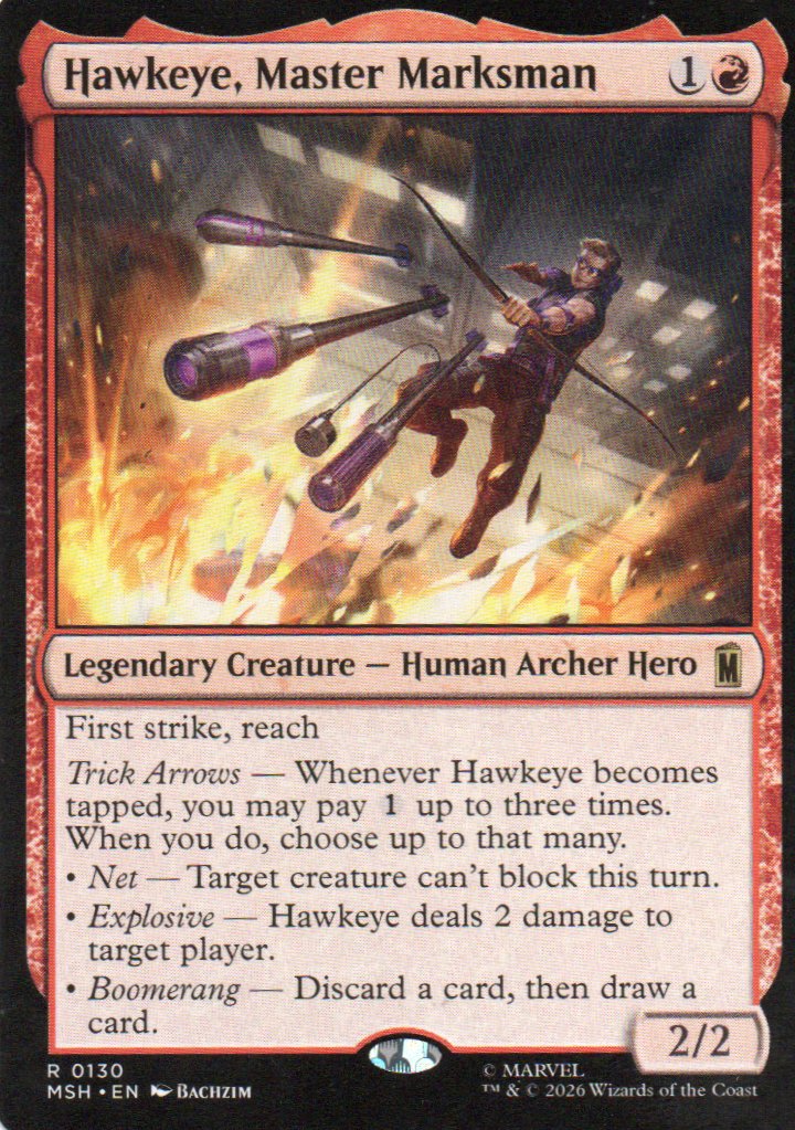 Hawkeye, Master Marksman MSH 130 Rare