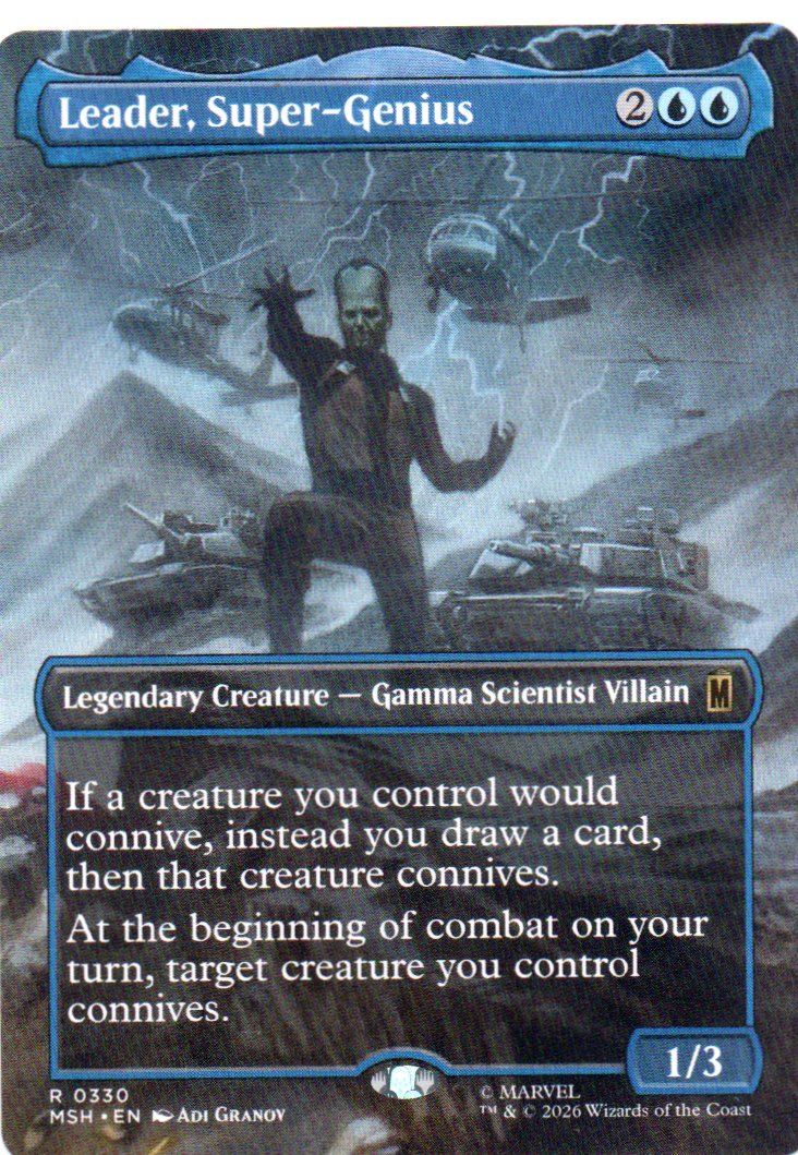 Leader, Super-Genius MSH 330 Rare