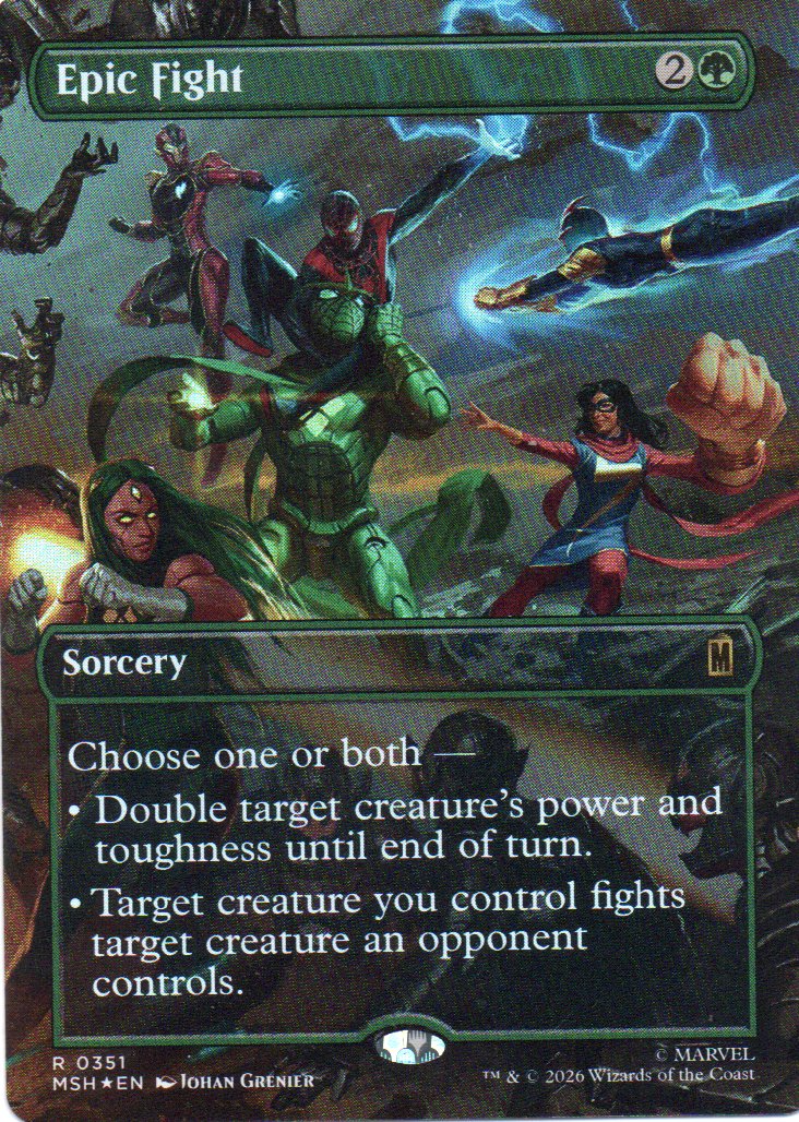 Epic Fight MSH 351 Rare foil