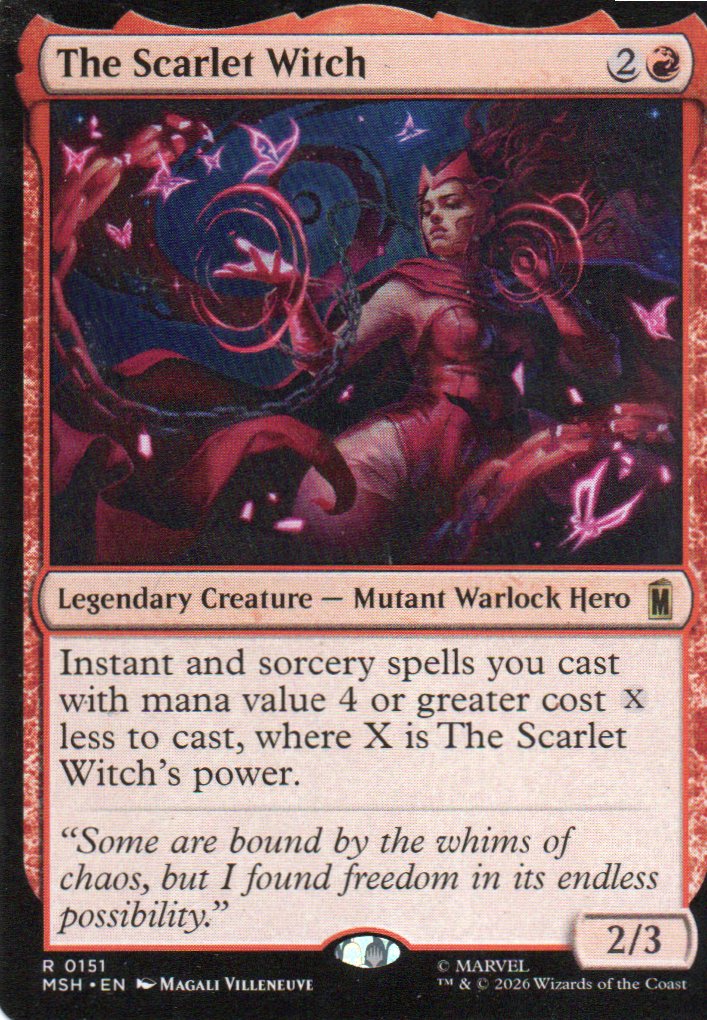 The Scarlet Witch MSH 151 Rare