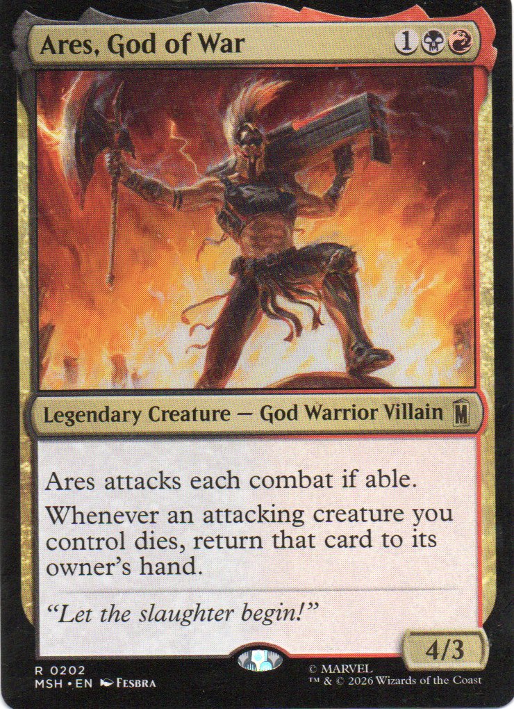 Ares, God of War MSH 202 Rare
