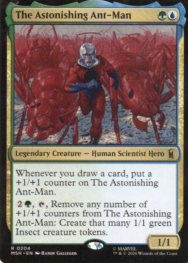 The Astonishing Ant-Man MSH 204 Rare