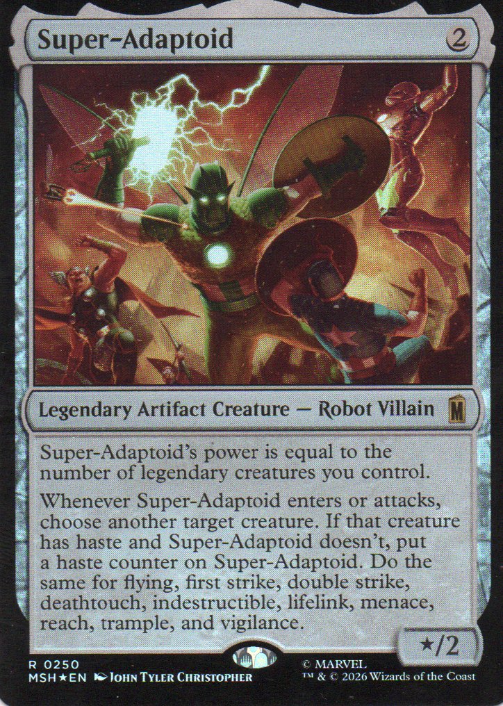 Super-Adaptoid MSH 250 Rare foil