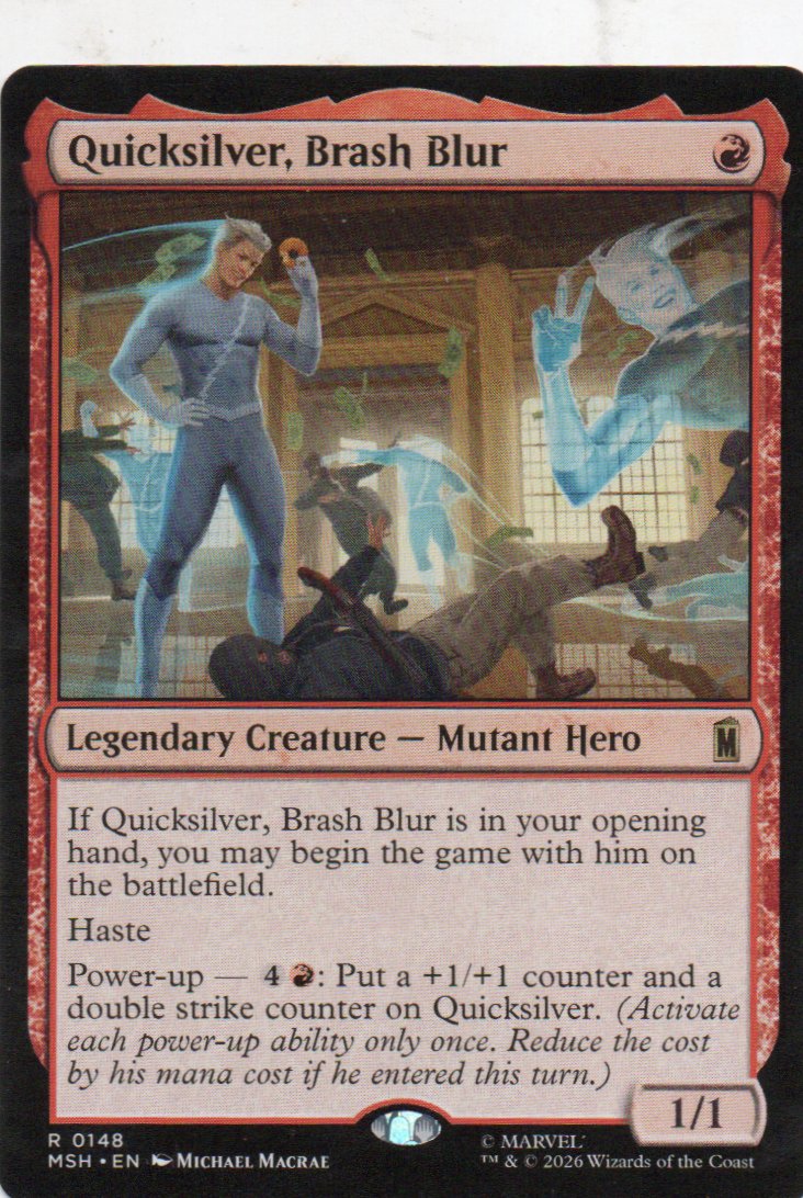 Quicksilver, Brash Blur MSH 148 Rare