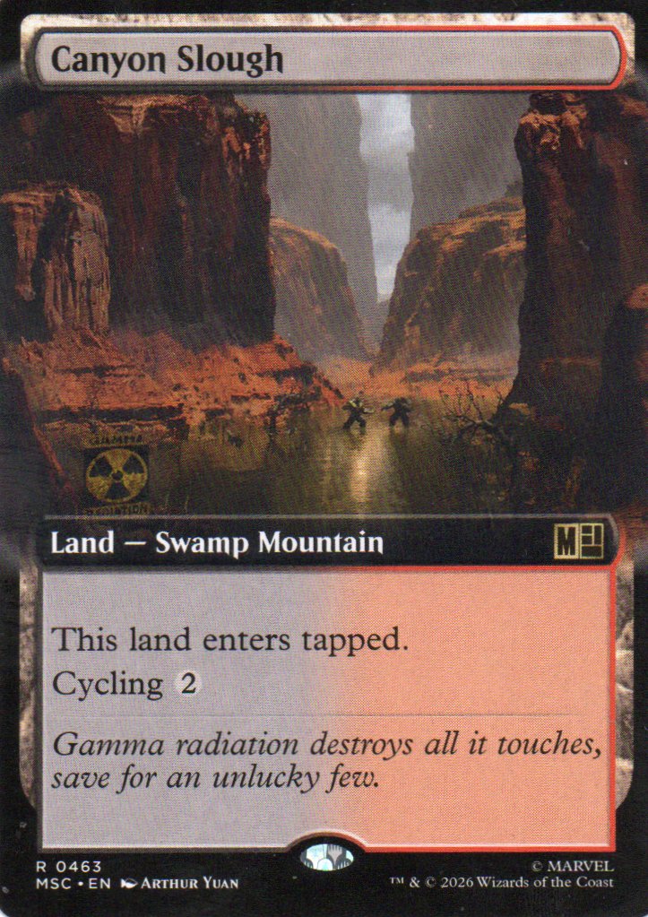 Canyon Slough MSH 463 Rare