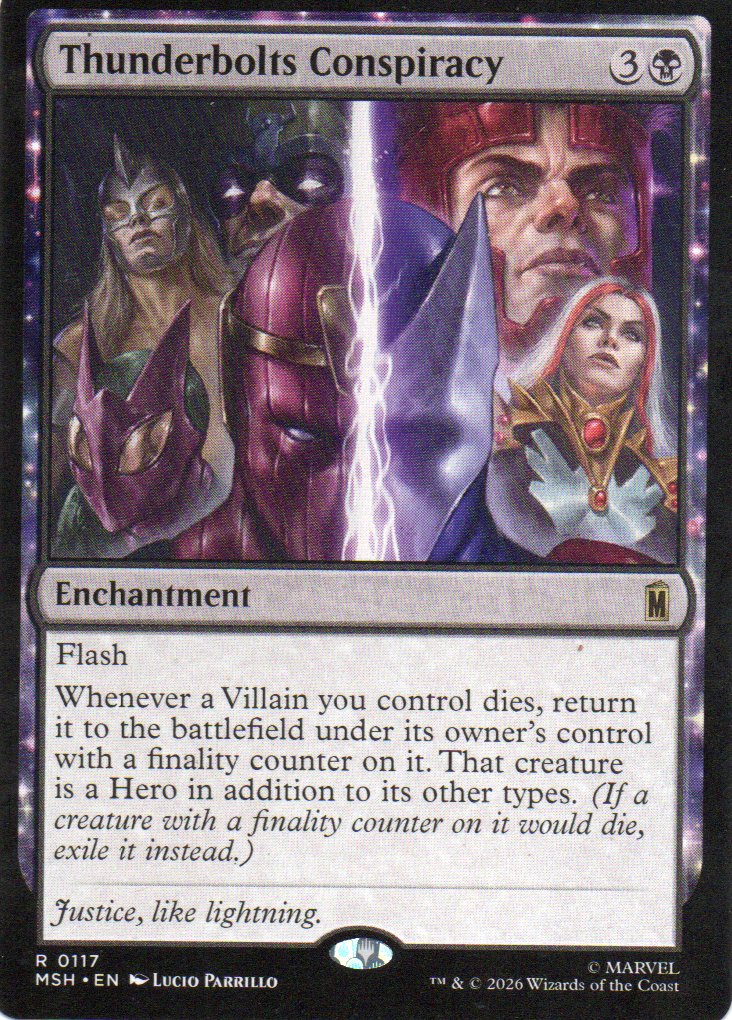 Thunderbolts Conspiracy MSH 117 Rare